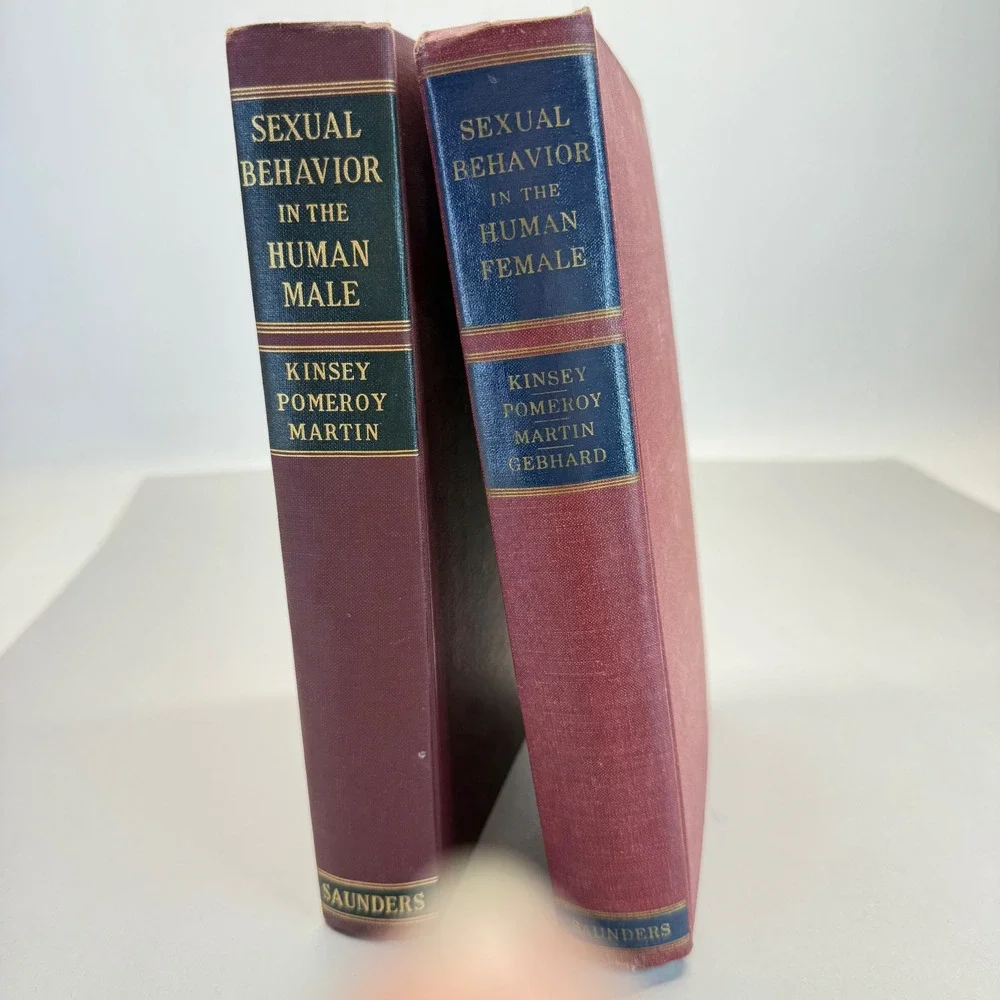 Kinsey Reports Sexual Behavior in the Human Male & Female 2 Vol Set Saunders